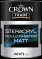 Crown trade Steracryl Mould Inhibiting Matt white